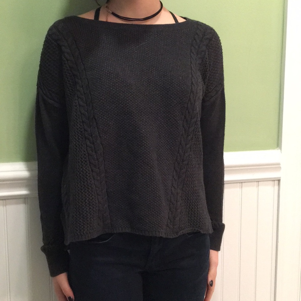 Black sweater